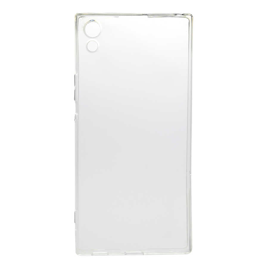 Sony Xperia XA1 Ultra Kılıf Zore Süper Silikon Kapak Renksiz