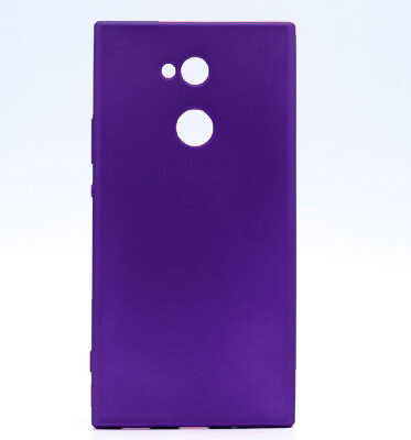 Sony Xperia XA2 Ultra Kılıf Zore Premier Silikon Kapak Mürdüm