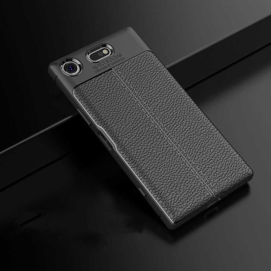 Sony Xperia XZ1 Kılıf Zore Niss Silikon Kapak Lacivert