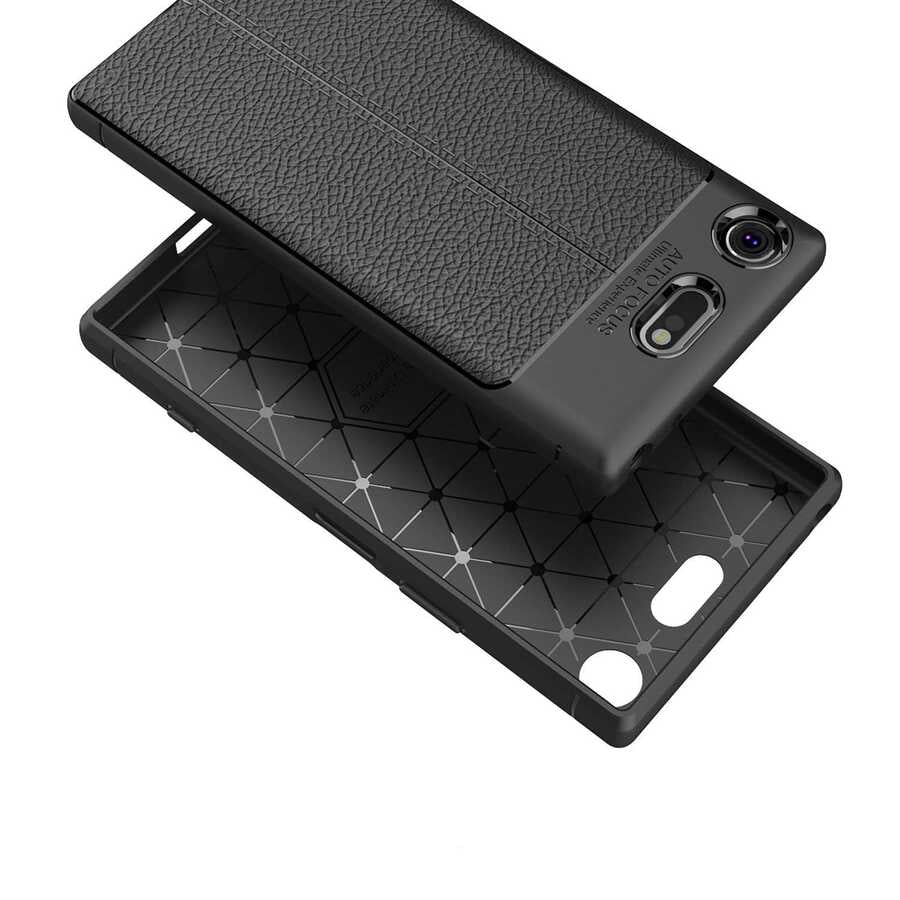 Sony Xperia XZ1 Kılıf Zore Niss Silikon Kapak Kırmızı