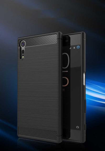 Sony Xperia XZ1 Kılıf Zore Room Silikon Kapak Siyah