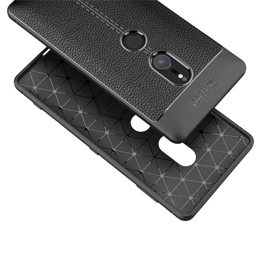 Sony Xperia XZ2 Kılıf Zore Niss Silikon Kapak Gri