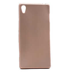 Sony Xperia Z3 Kılıf Zore Premier Silikon Kapak Rose Gold