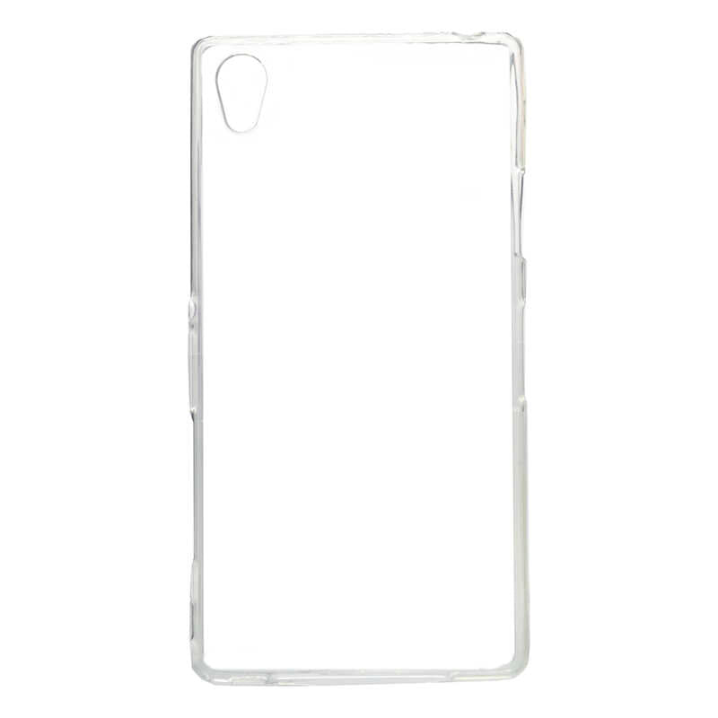 Sony Xperia Z3 Kılıf Zore Süper Silikon Kapak Renksiz