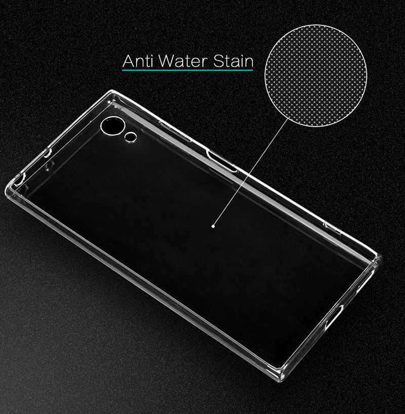 Sony Xperia Z5 Kılıf Zore Süper Silikon Kapak Renksiz