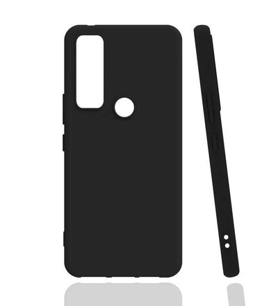 TCL 20 SE Kılıf Zore Biye Silikon Mavi