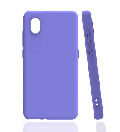 TCL L7 Kılıf Zore Biye Silikon Lila