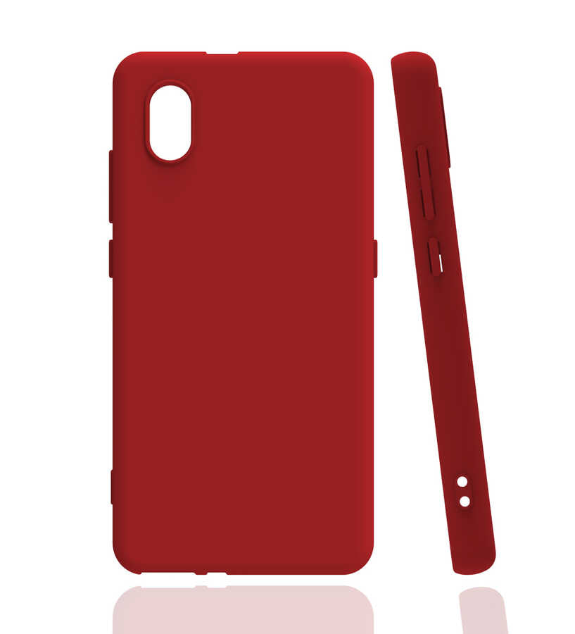 TCL L7 Kılıf Zore Biye Silikon Kırmızı