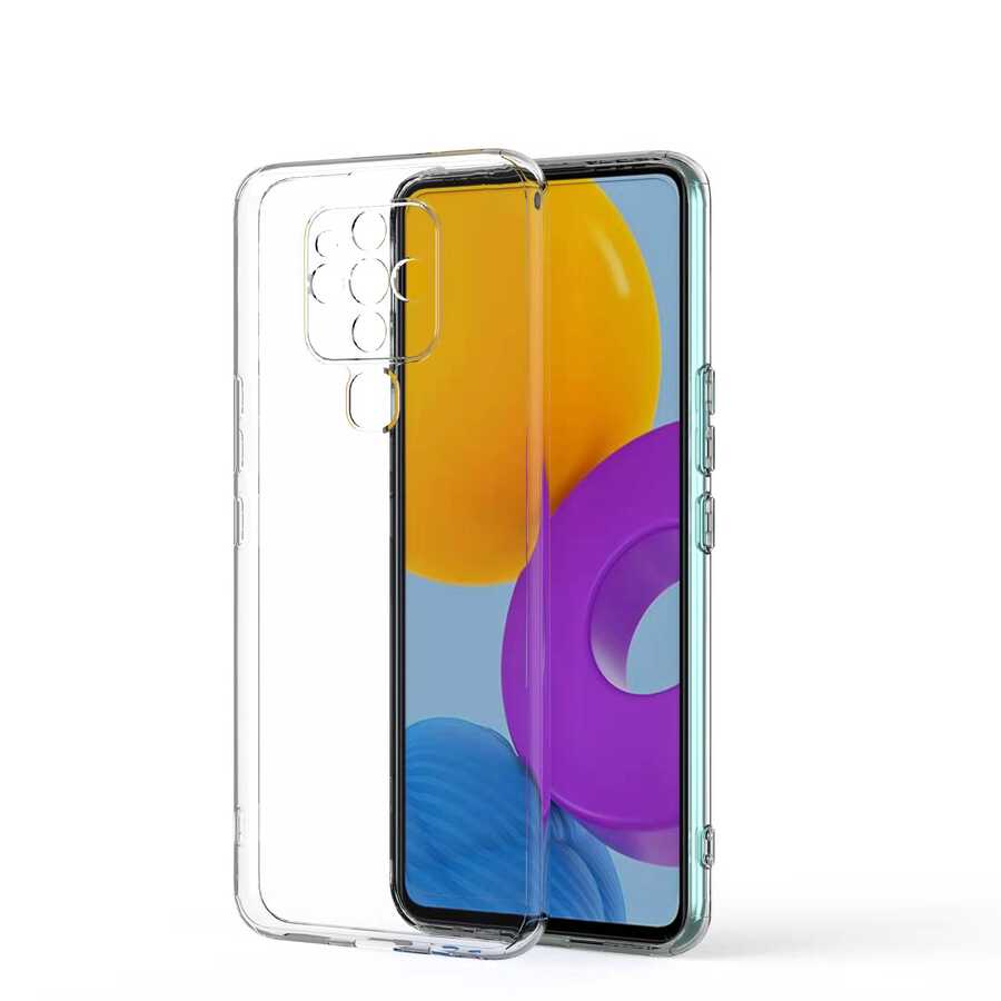 Tecno Camon 16 Kılıf Zore Kamera Korumalı Süper Silikon Kapak Renksiz