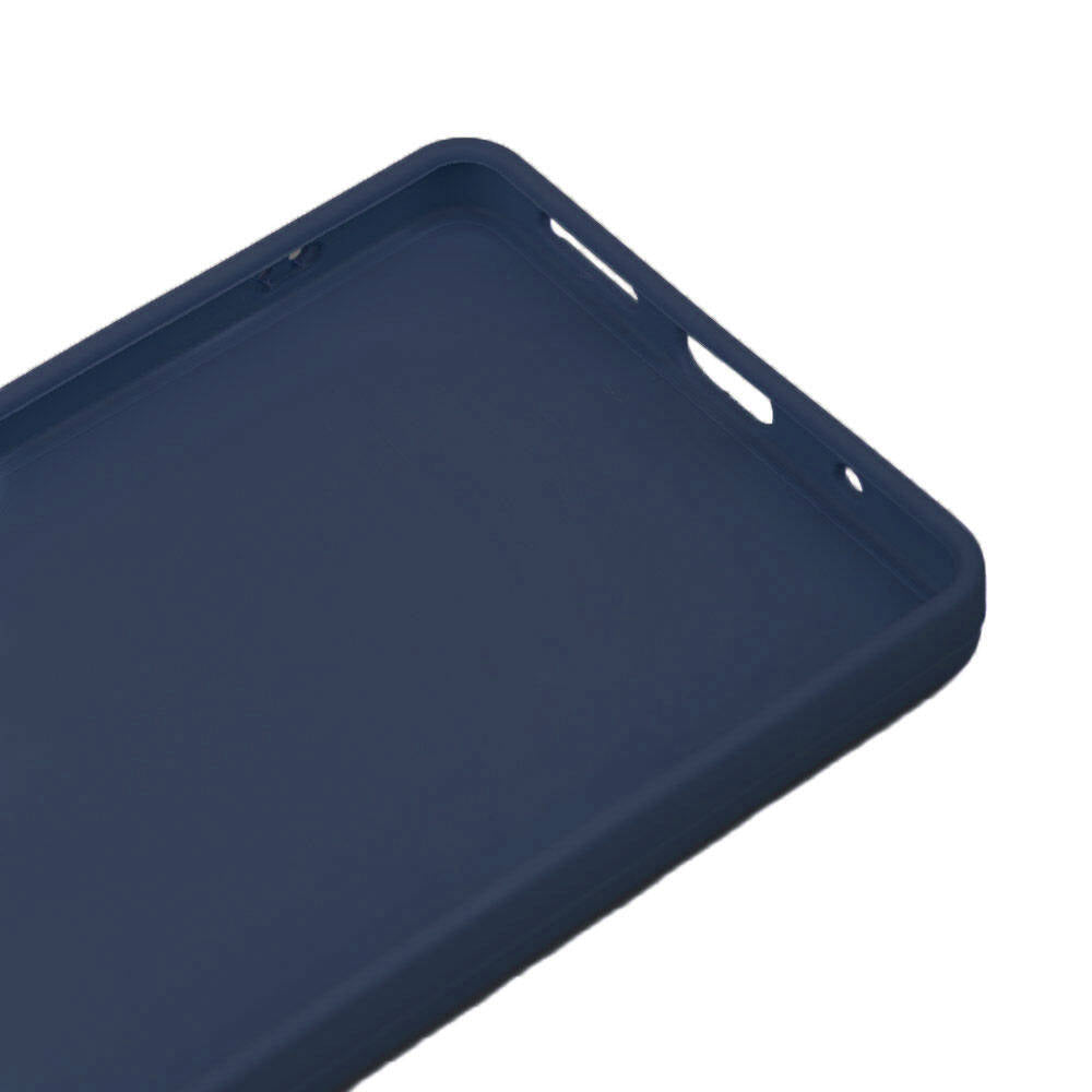 Tecno Camon 30 Kılıf Zore Biye Silikon Lacivert