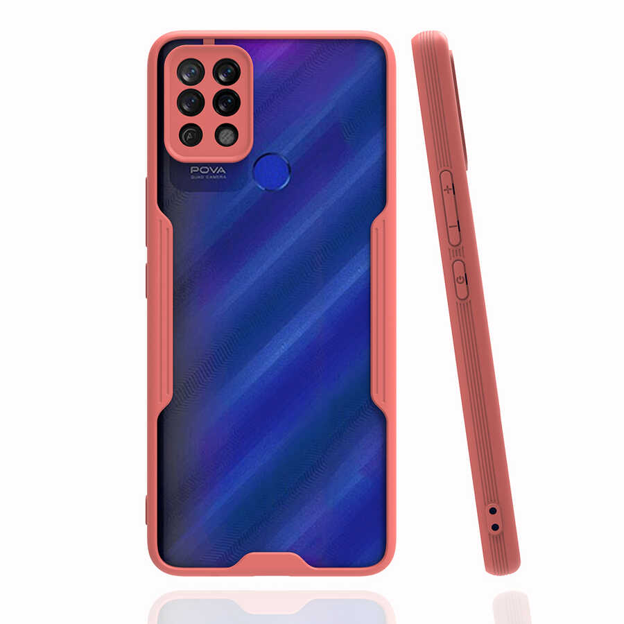 Tecno Pova Kılıf Zore Parfe Kapak Pembe