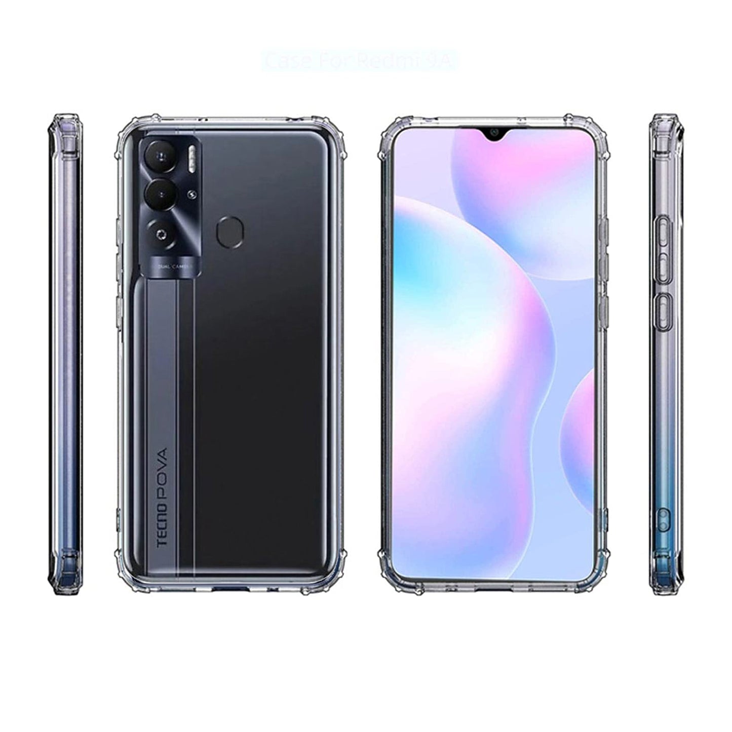 Tecno Pova Neo Kılıf Zore 2mm Anti Shock Silikon Renksiz