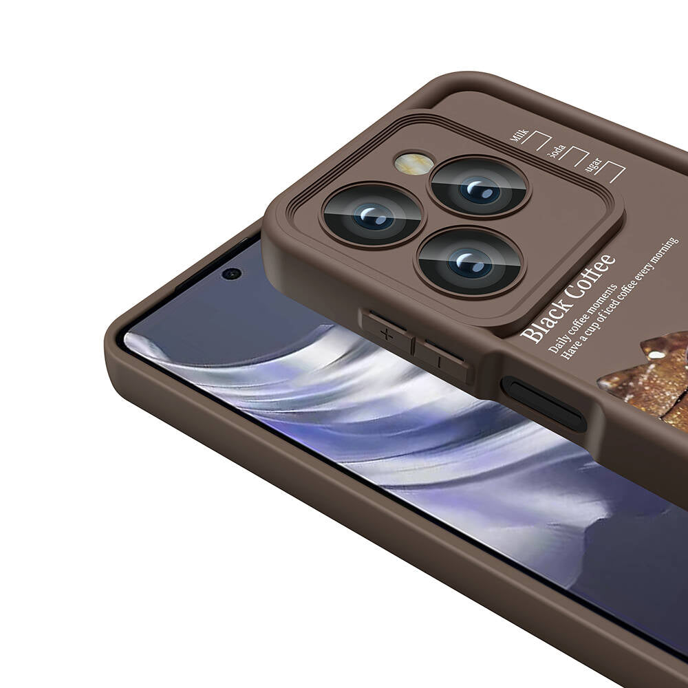 Tecno Spark 20 Kılıf Kamera Korumalı Baskılı Arka Yüzey Zore Klas Kapak Beyaz