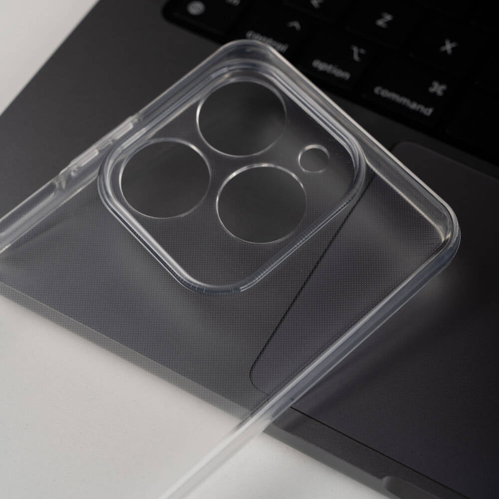 Tecno Spark 20 Kılıf Zore 2mm Anti Shock Silikon Renksiz