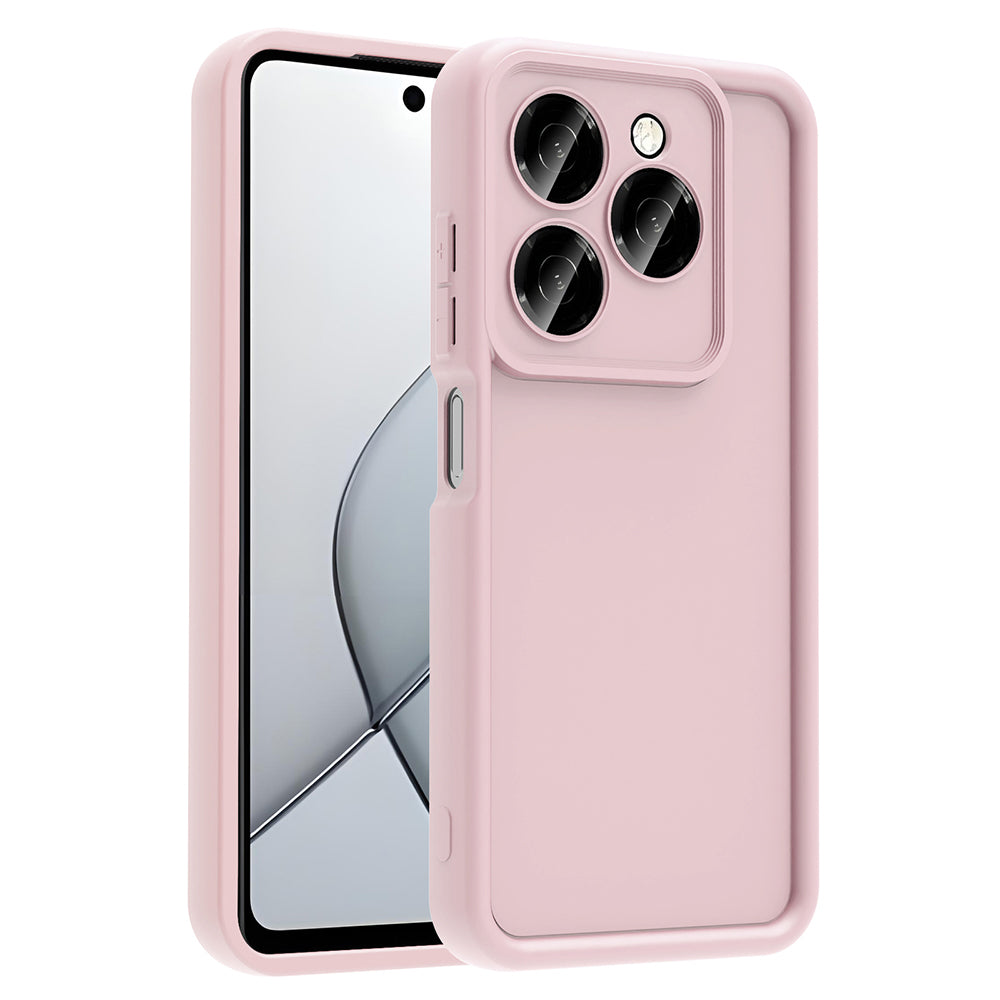 Tecno Spark 20C Case Camera Protection Zore Pineapple Cover Pink