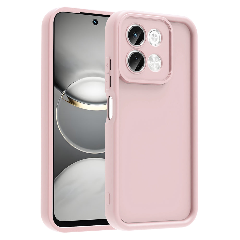 Tecno Spark 30 Kılıf Kamera Korumalı Zore Ananas Kapak Pembe