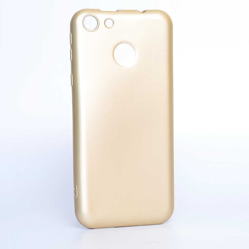 Vestel Venüs E4 Kılıf Zore Premier Silikon Kapak Gold