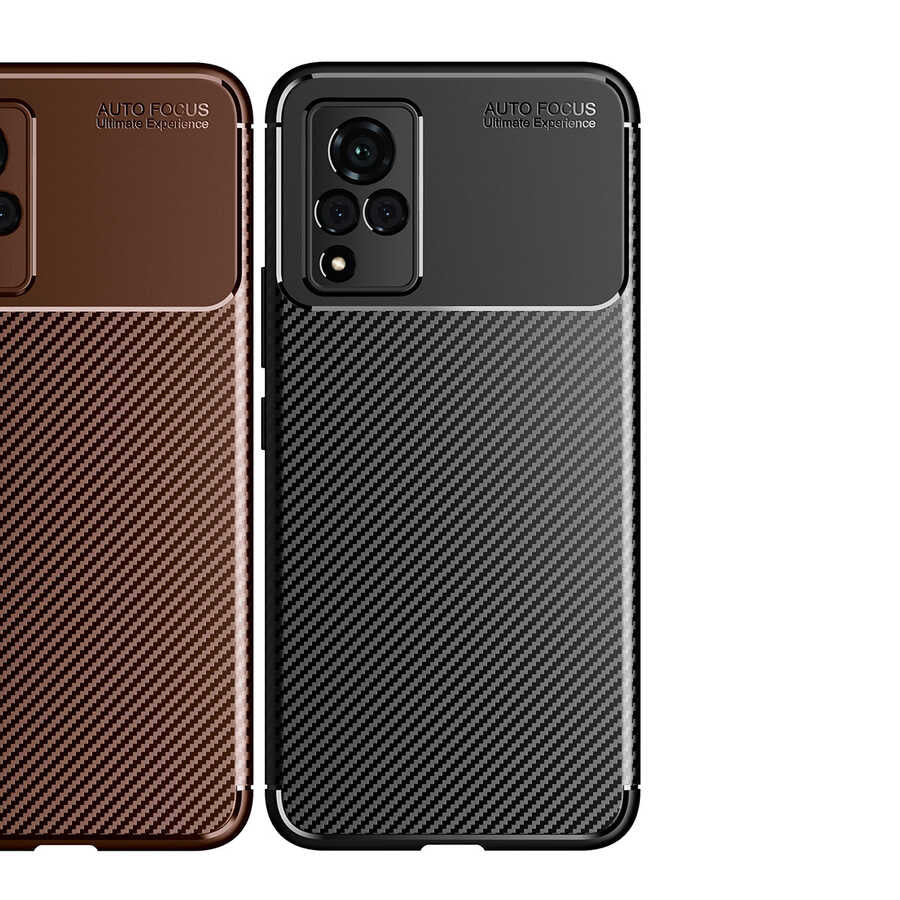 Vivo V21 Kılıf Zore Negro Silikon Kapak Lacivert