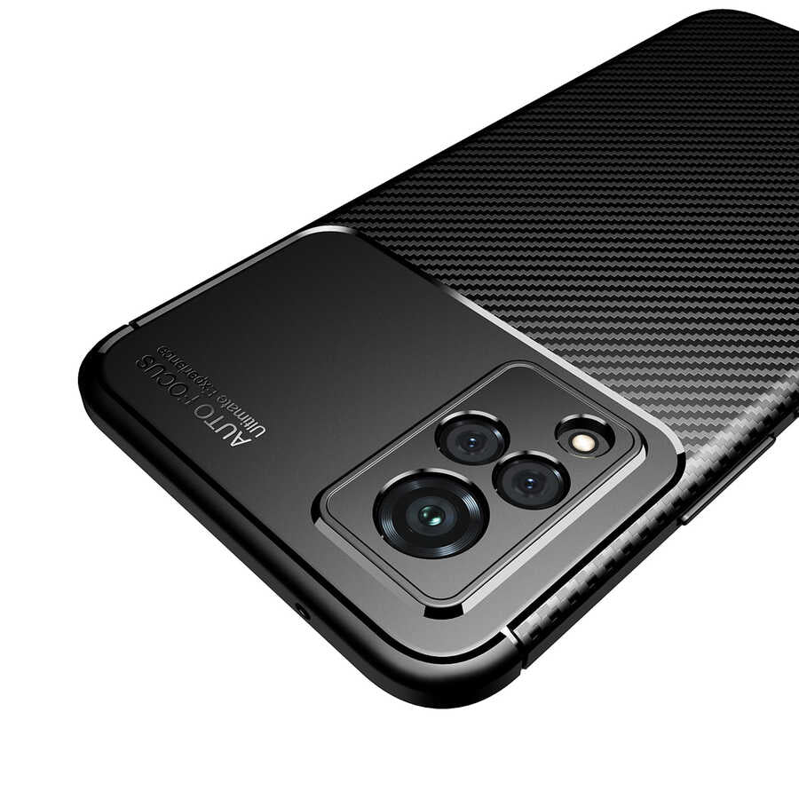 Vivo V21 Kılıf Zore Negro Silikon Kapak Siyah