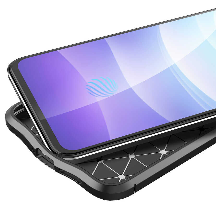 Vivo V21 Kılıf Zore Niss Silikon Kapak Kırmızı