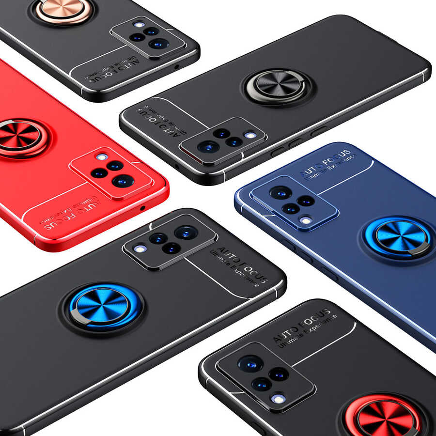 Vivo V21 Kılıf Zore Ravel Silikon Kapak Mavi