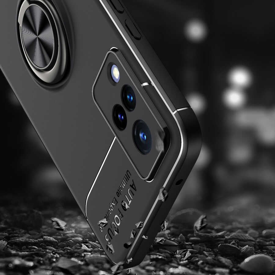 Vivo V21 Kılıf Zore Ravel Silikon Kapak Kırmızı