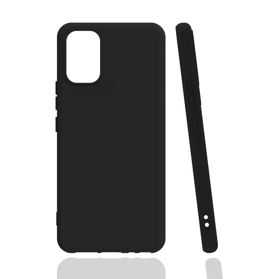 Vivo V21E Kılıf Zore Biye Silikon Siyah