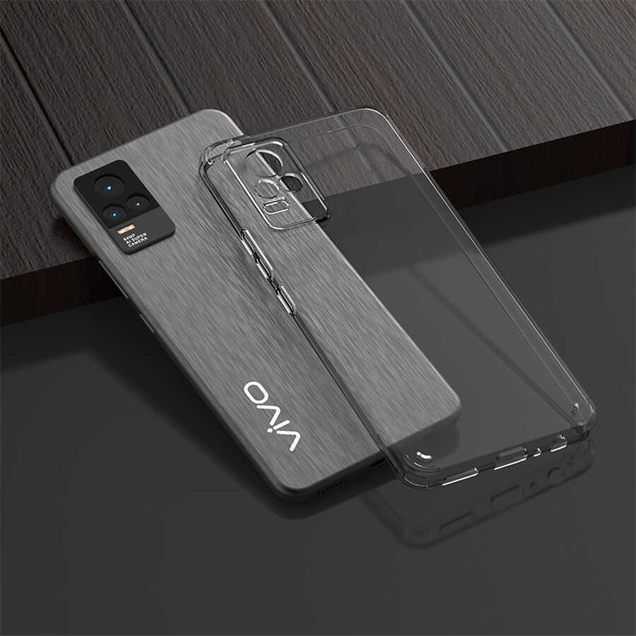 Vivo V21E Kılıf Zore Coss Kapak Renksiz