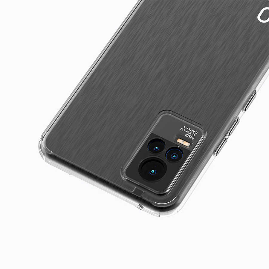Vivo V21E Kılıf Zore Coss Kapak Renksiz
