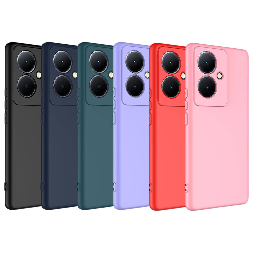 Vivo V29 Lite 5G Kılıf Zore Mara Lansman Kapak Koyu Mor