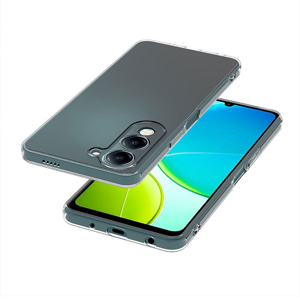 Vivo Y04 Kılıf Zore Süper Silikon Kapak Şeffaf