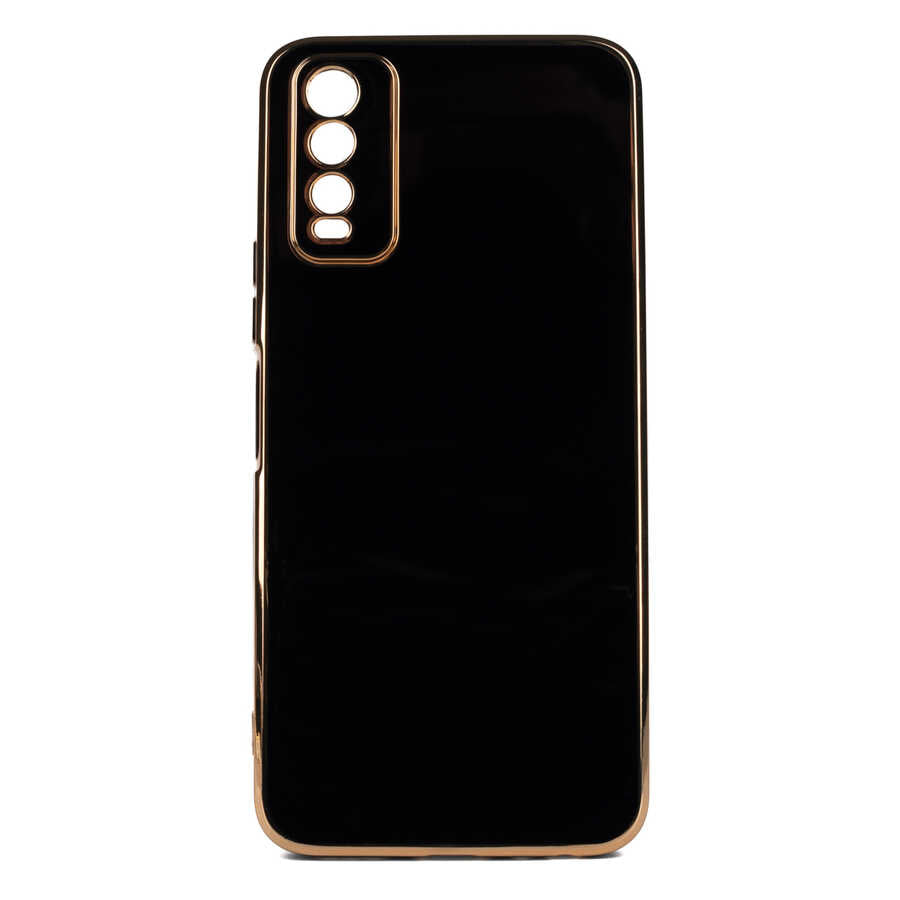 Vivo Y11S Kılıf Zore Bark Kapak Siyah