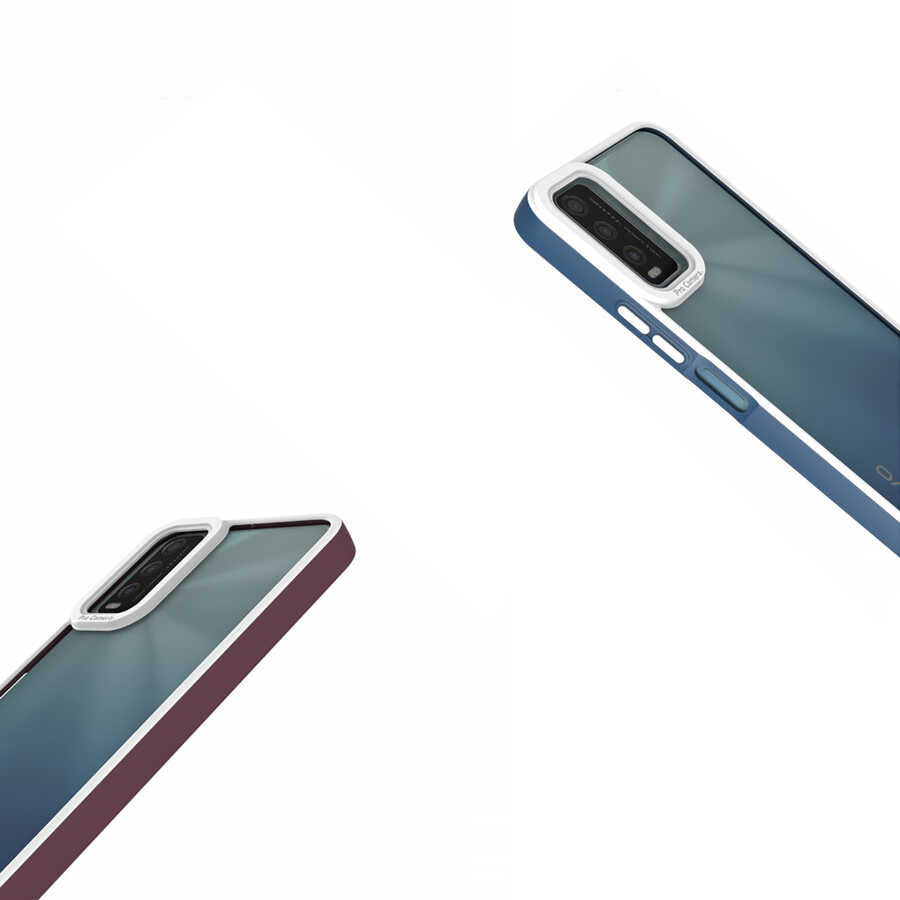 Vivo Y11S Kılıf Zore Mima Kapak Lacivert
