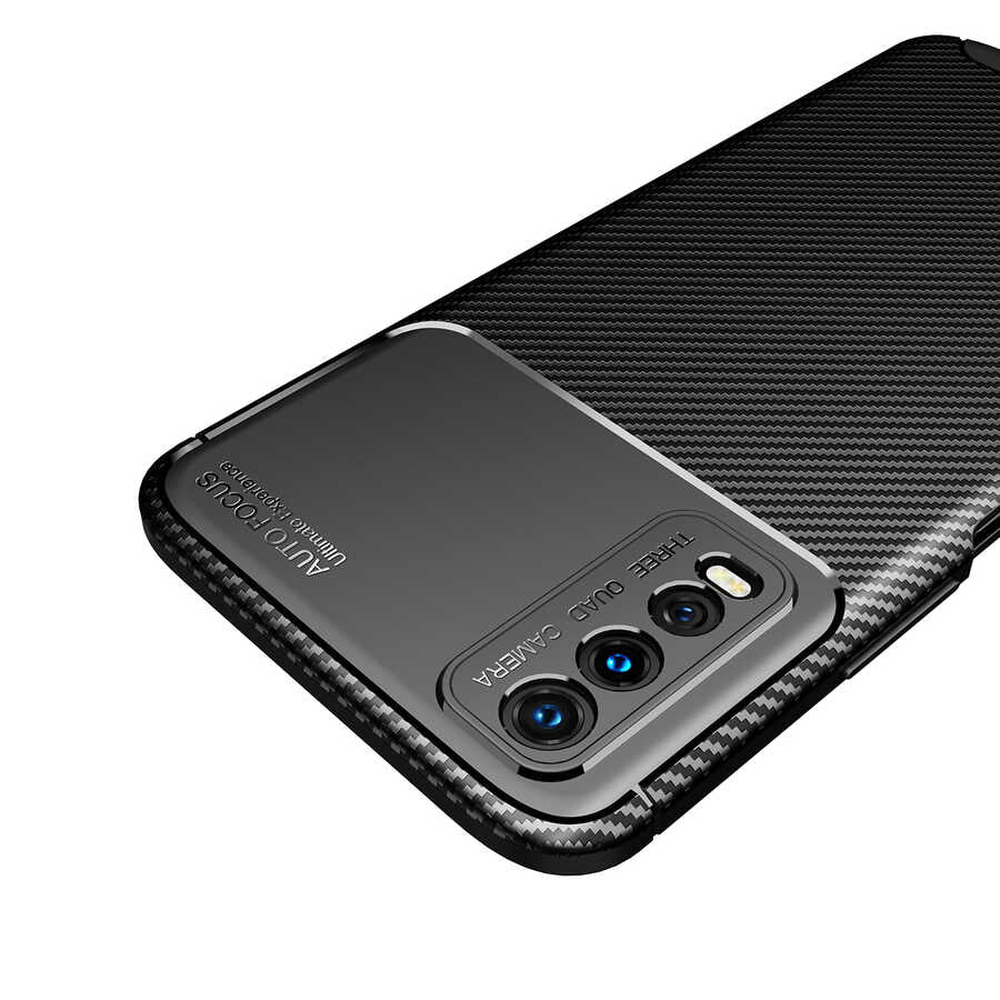 Vivo Y11S Kılıf Zore Negro Silikon Kapak Lacivert