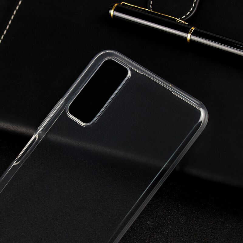 Vivo Y11S Kılıf Zore Süper Silikon Kapak Renksiz