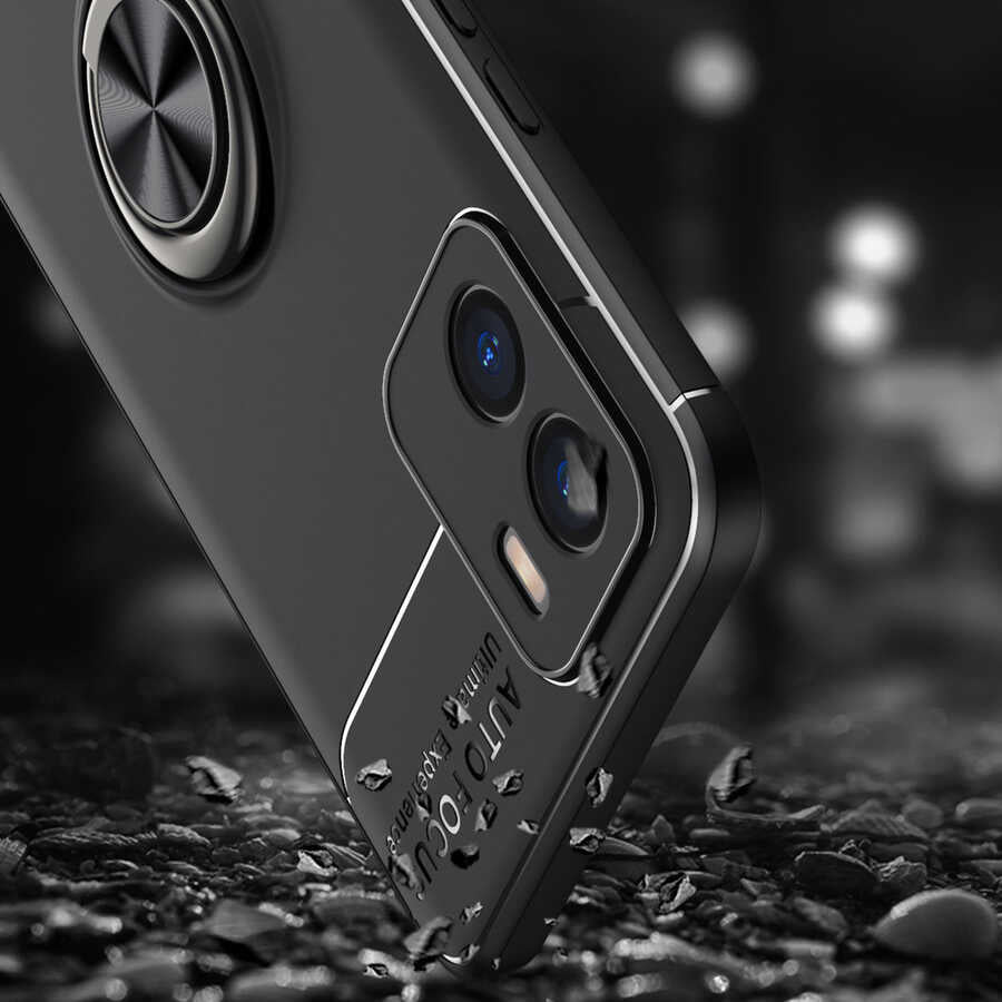Vivo Y15S Kılıf Zore Ravel Silikon Kapak Mavi