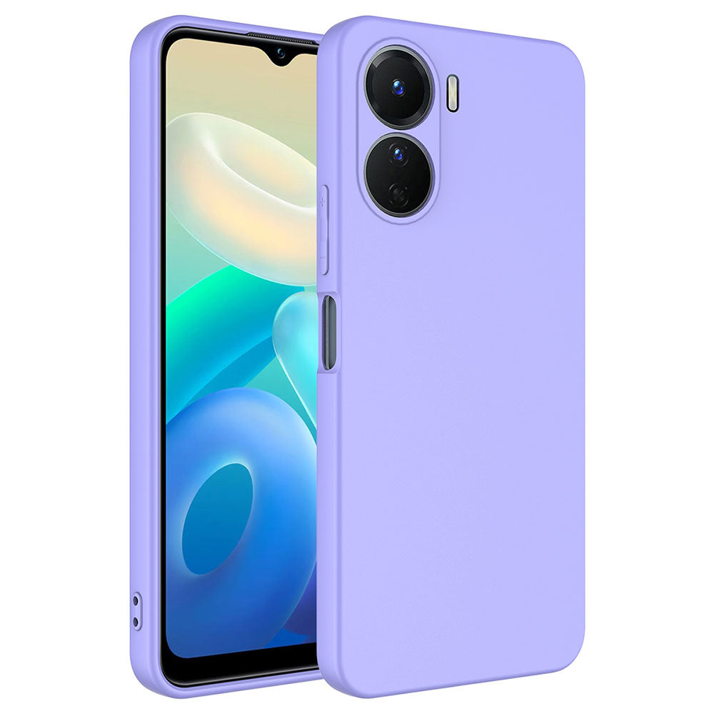 Vivo Y16 Kılıf Zore Mara Lansman Kapak Lila