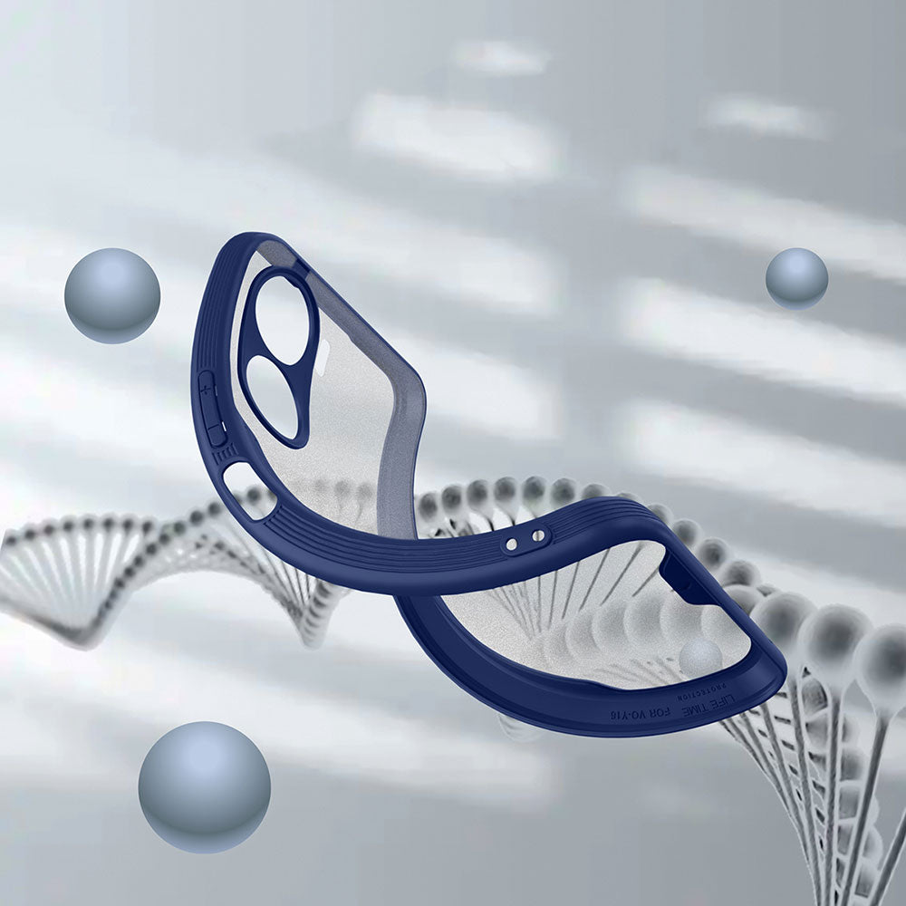 Vivo Y16 Kılıf Zore Parfe Kapak Mor