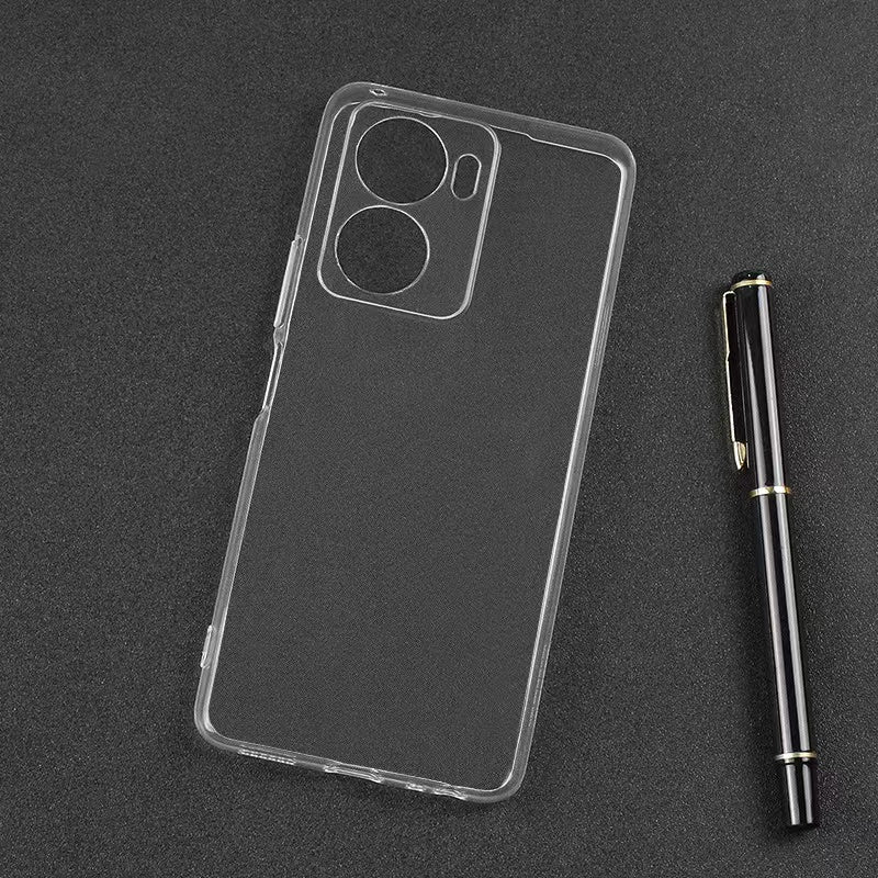 Vivo Y16 Kılıf Zore Süper Silikon Kapak Renksiz