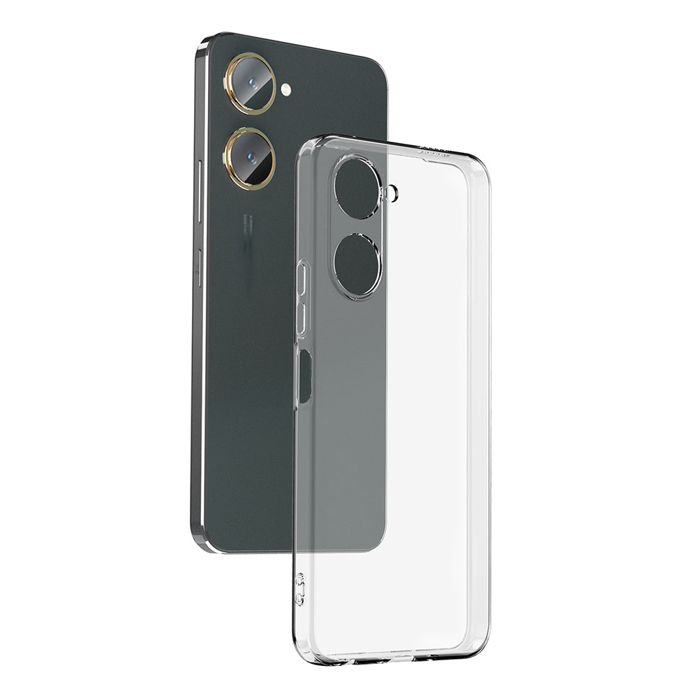 Vivo Y18 Kılıf Zore Süper Silikon Kapak Şeffaf