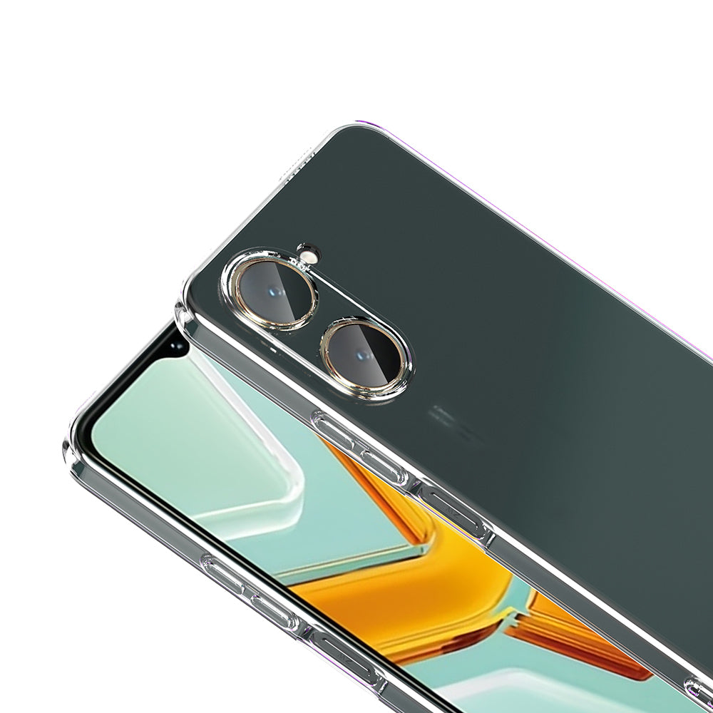 Vivo Y18 Kılıf Zore Süper Silikon Kapak Şeffaf