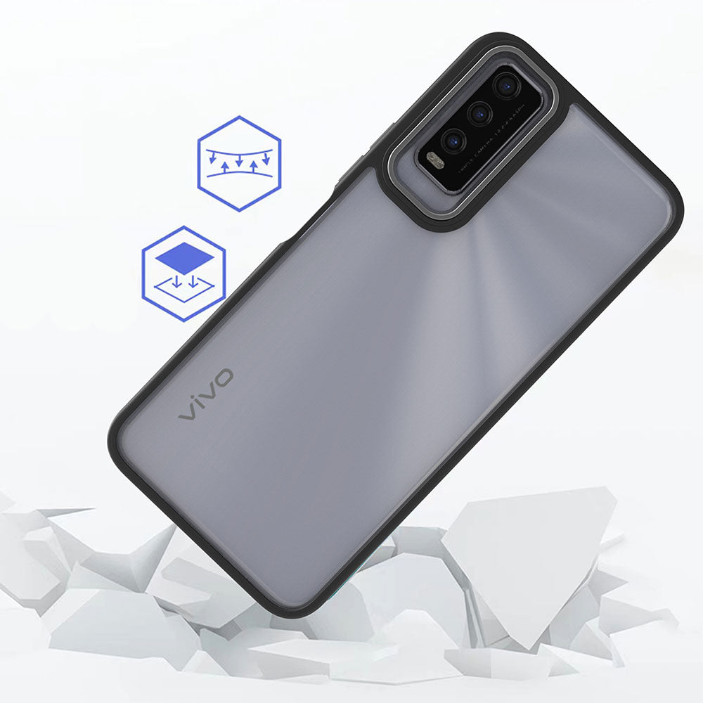 Vivo Y20 Kılıf Zore Flora Kapak Yeşil