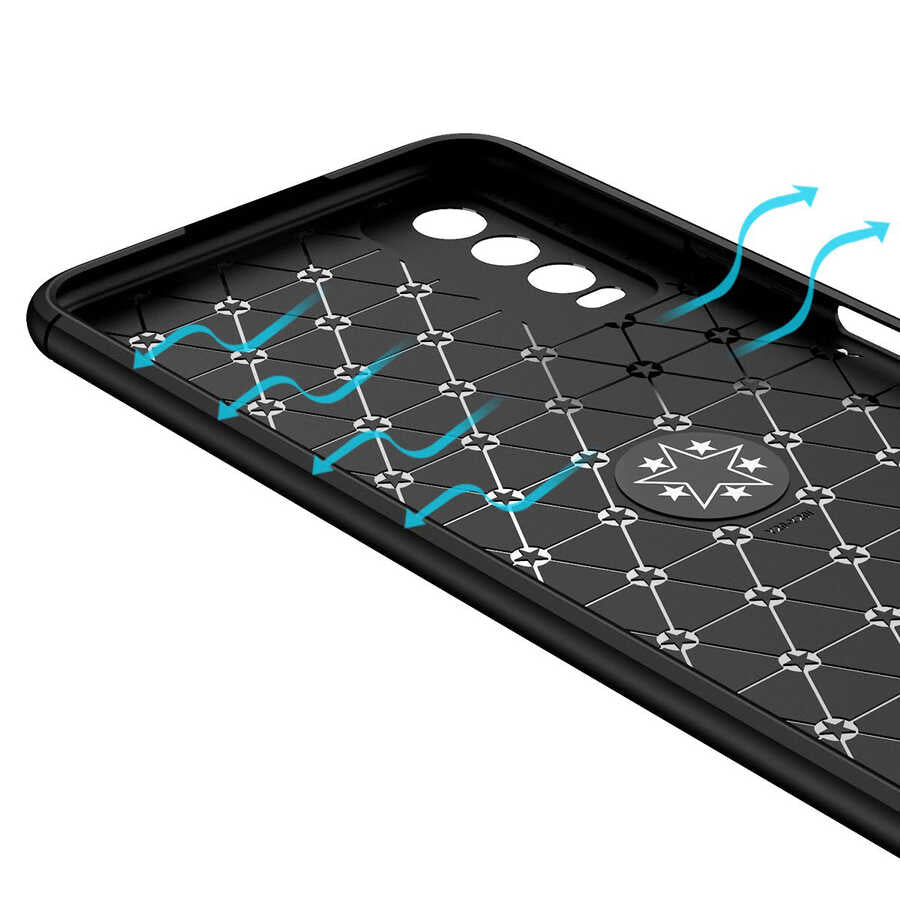 Vivo Y20 Kılıf Zore Ravel Silikon Kapak Mavi