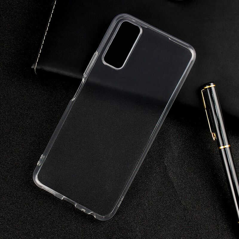 Vivo Y20 Kılıf Zore Süper Silikon Kapak Renksiz