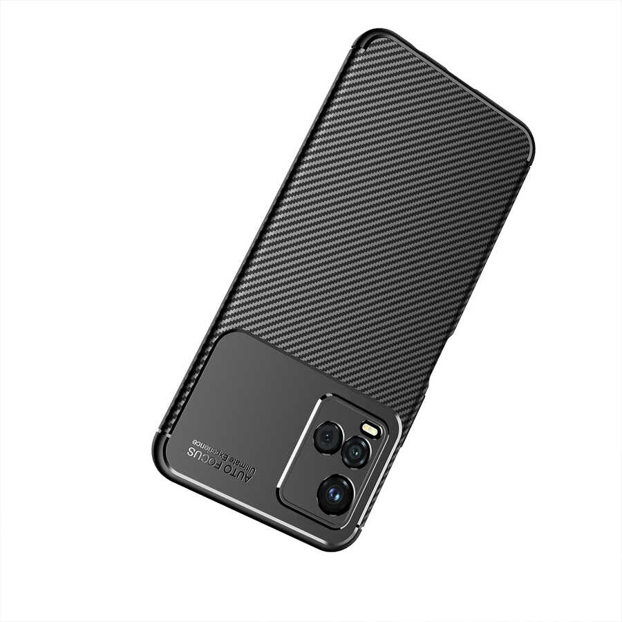 Vivo Y21S Kılıf Zore Negro Silikon Kapak Siyah