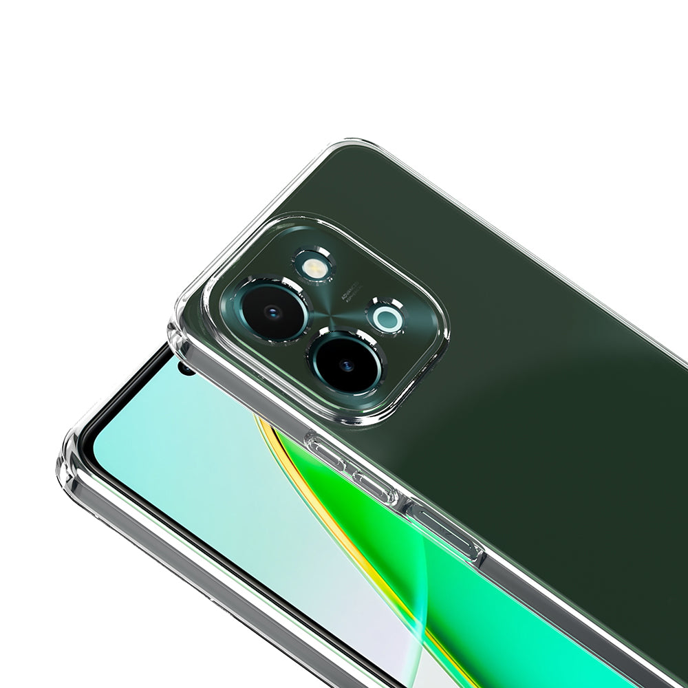 Vivo Y28 Kılıf Zore Süper Silikon Kapak Şeffaf