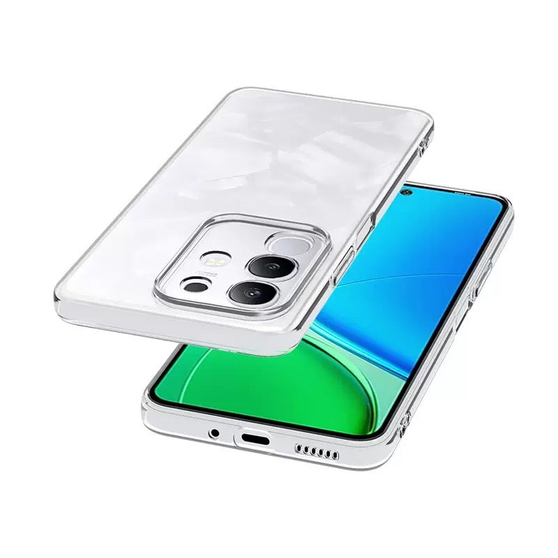 Vivo Y29 4G Kılıf Zore Süper Silikon Kapak Şeffaf