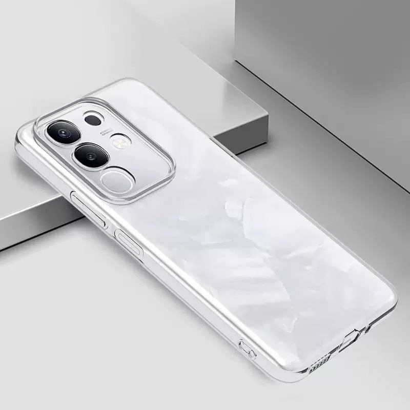 Vivo Y29 4G Kılıf Zore Süper Silikon Kapak Şeffaf