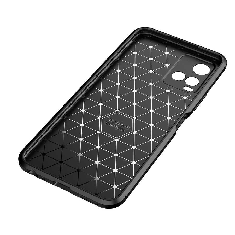 Vivo Y33S Kılıf Zore Negro Silikon Kapak Siyah