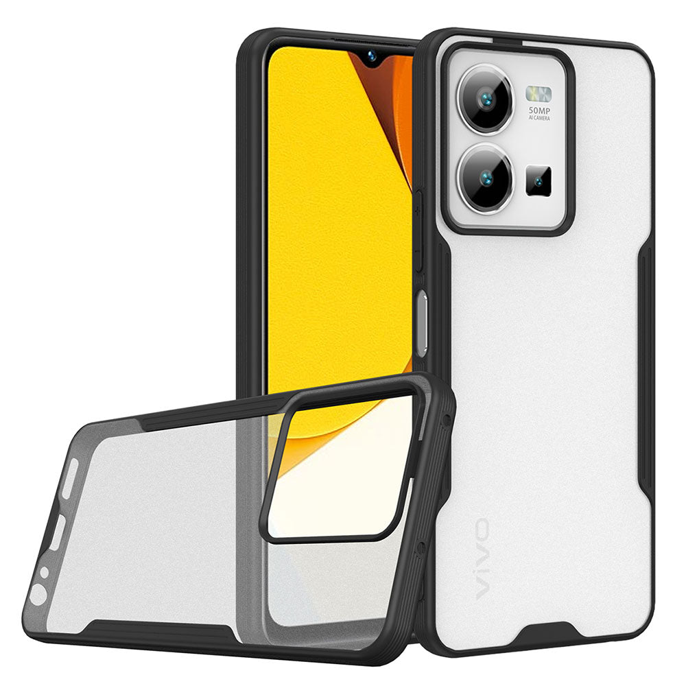 Vivo Y35 Kılıf Zore Parfe Kapak Lacivert